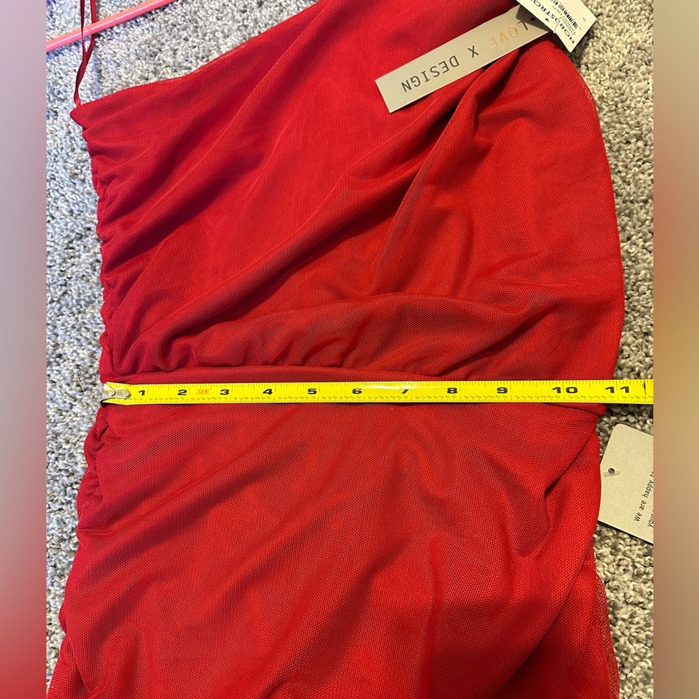 Red cocktail dress, NWT - Picture 5 of 7